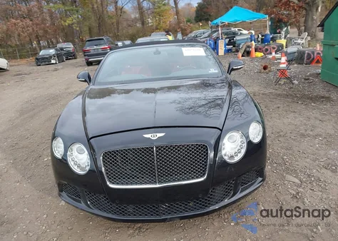 2014 Bentley Continental Gtc Speed from USA, damaged, VIN SCBGC3ZA2EC091087